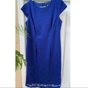 R & K Sapphire Blue Lace Dress